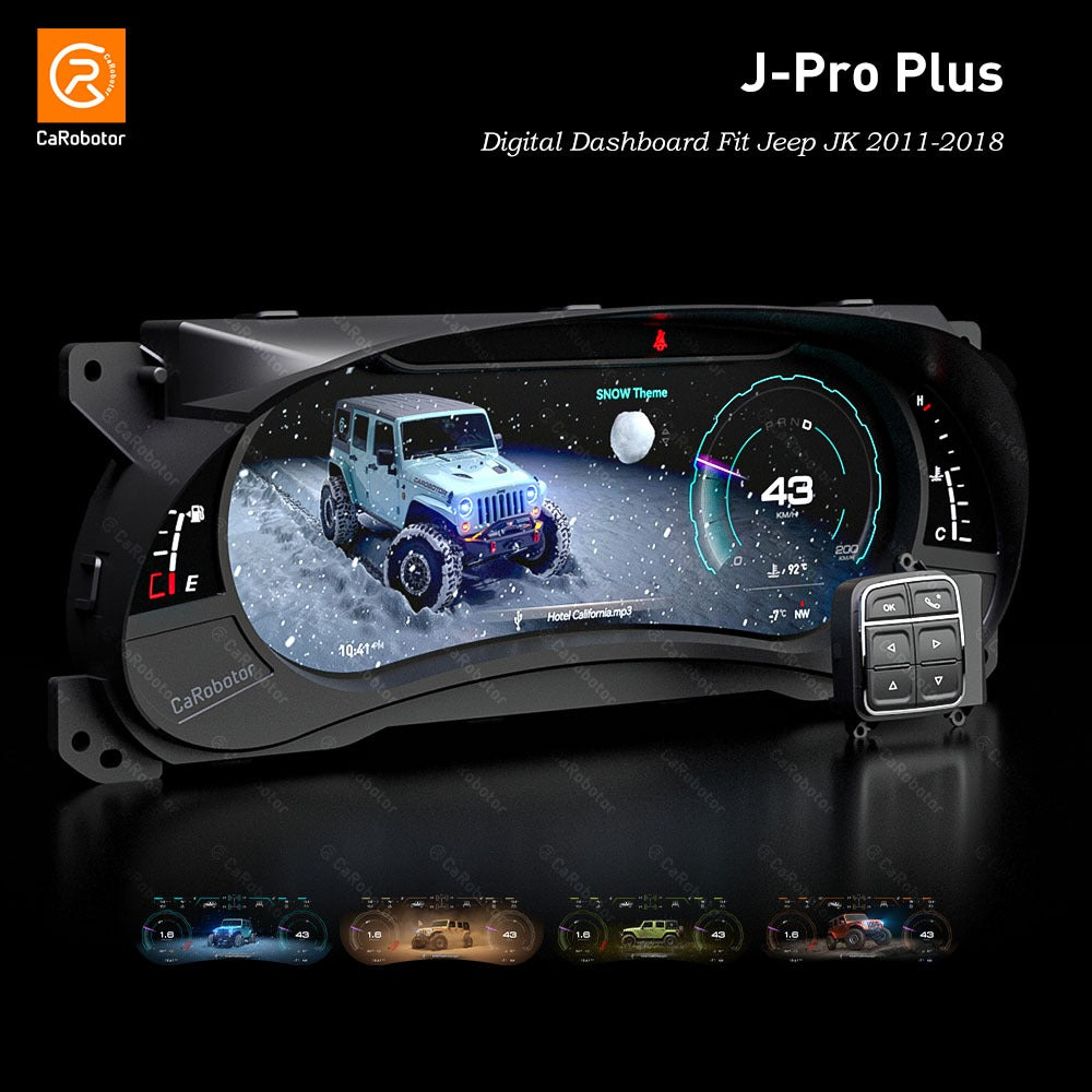 Carobotor Jeep Wrangler JK( 2011-2018) J-Pro Plus (dash) & K1 (radio) with accessories (2025 Gen 2)