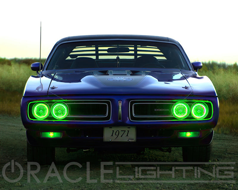Oracle Pre-Installed Lights 5.75 IN. Sealed Beam - ColorSHIFT Halo