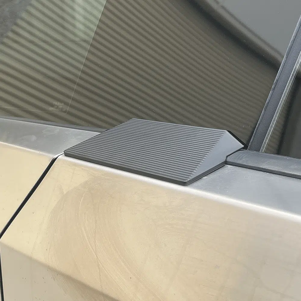 TESLA Cybertruck 24+ Matte Black Billet Aluminum Mirror Delete set of 2pcs