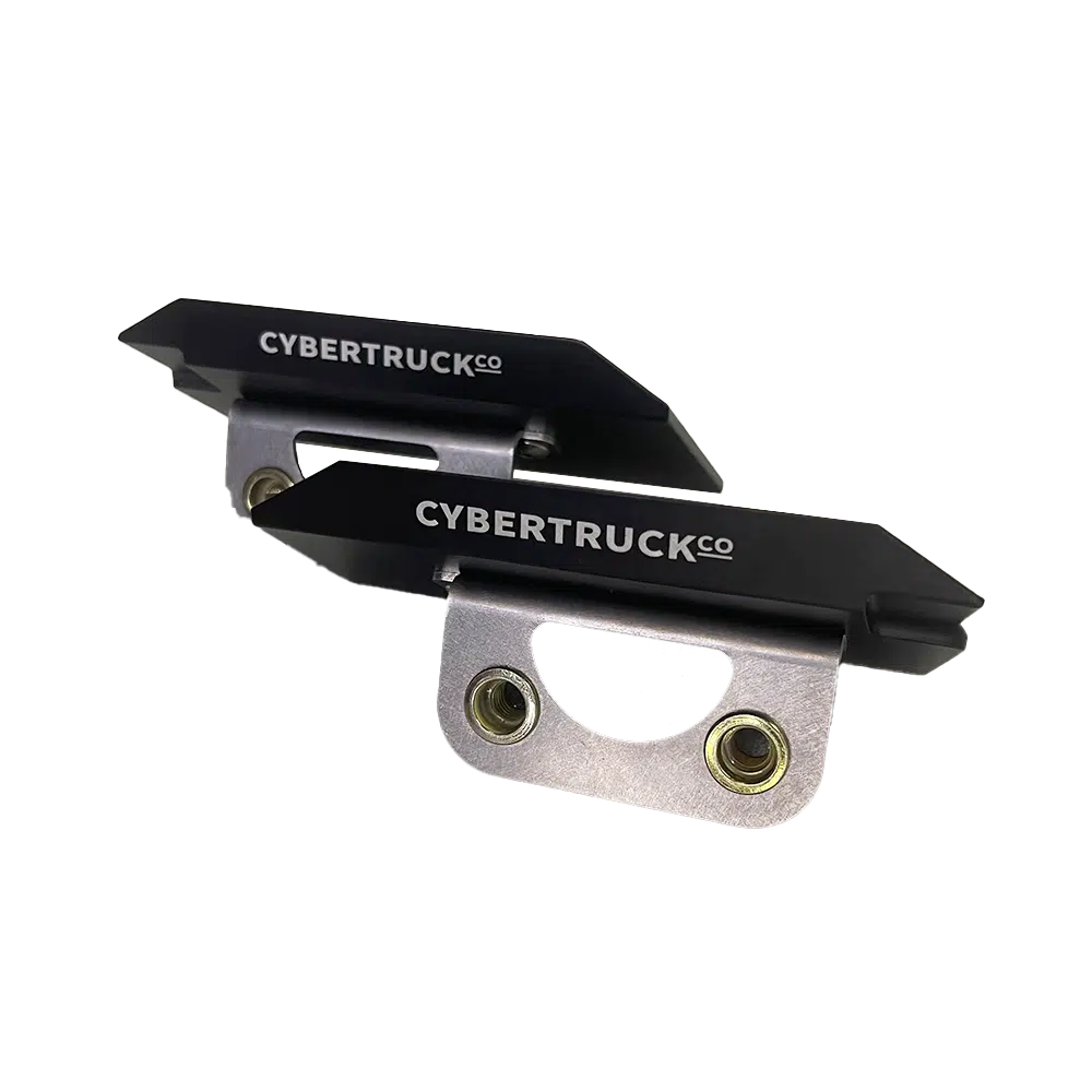 TESLA Cybertruck 24+ Matte Black Billet Aluminum Mirror Delete set of 2pcs