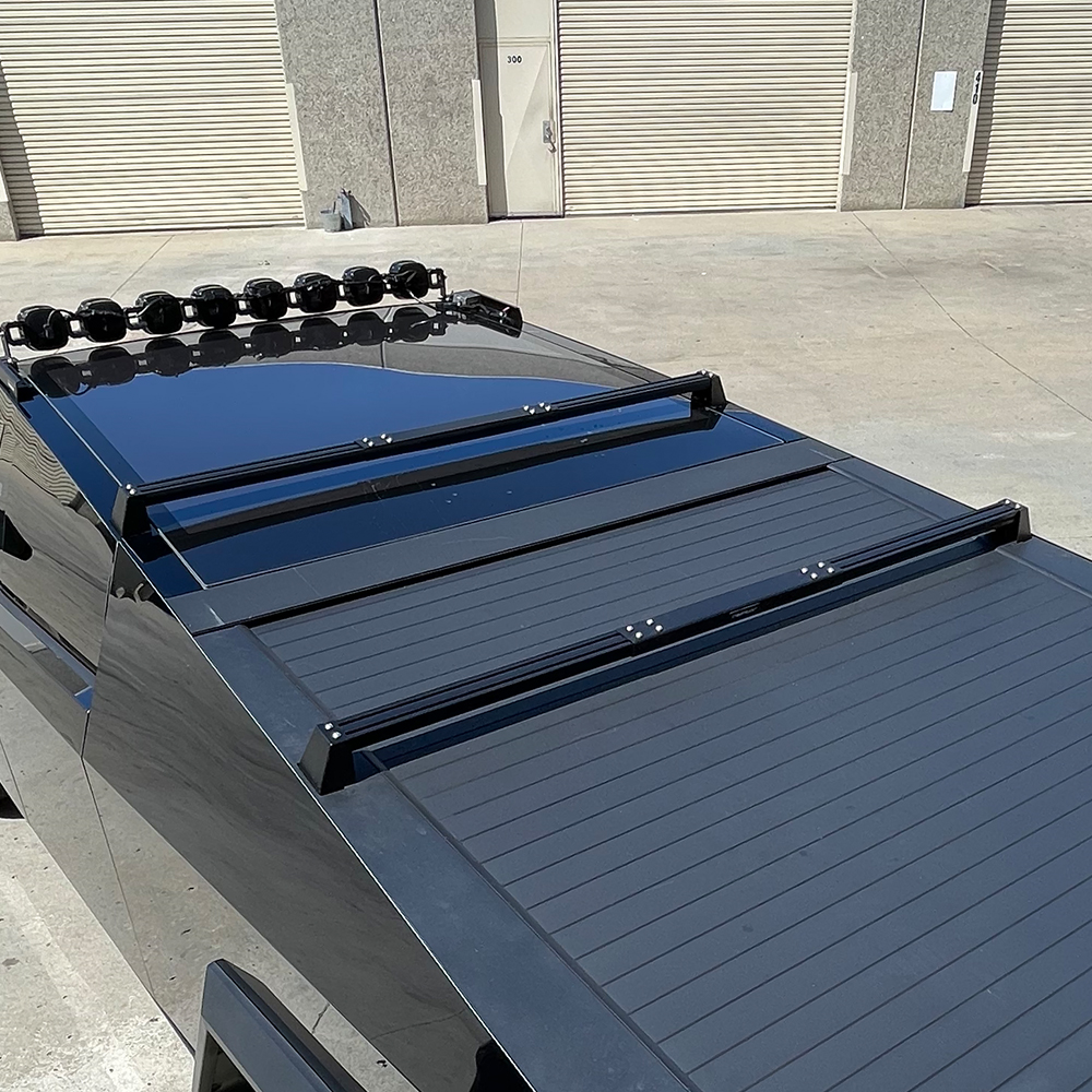 TESLA Cybertruck 24+ Adjustable Cross Bar Kit (set 2 bars) - Matte Black