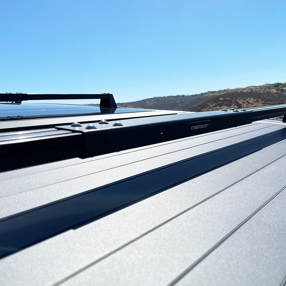 TESLA Cybertruck 24+ Adjustable Cross Bar Kit (set 2 bars) - Matte Black