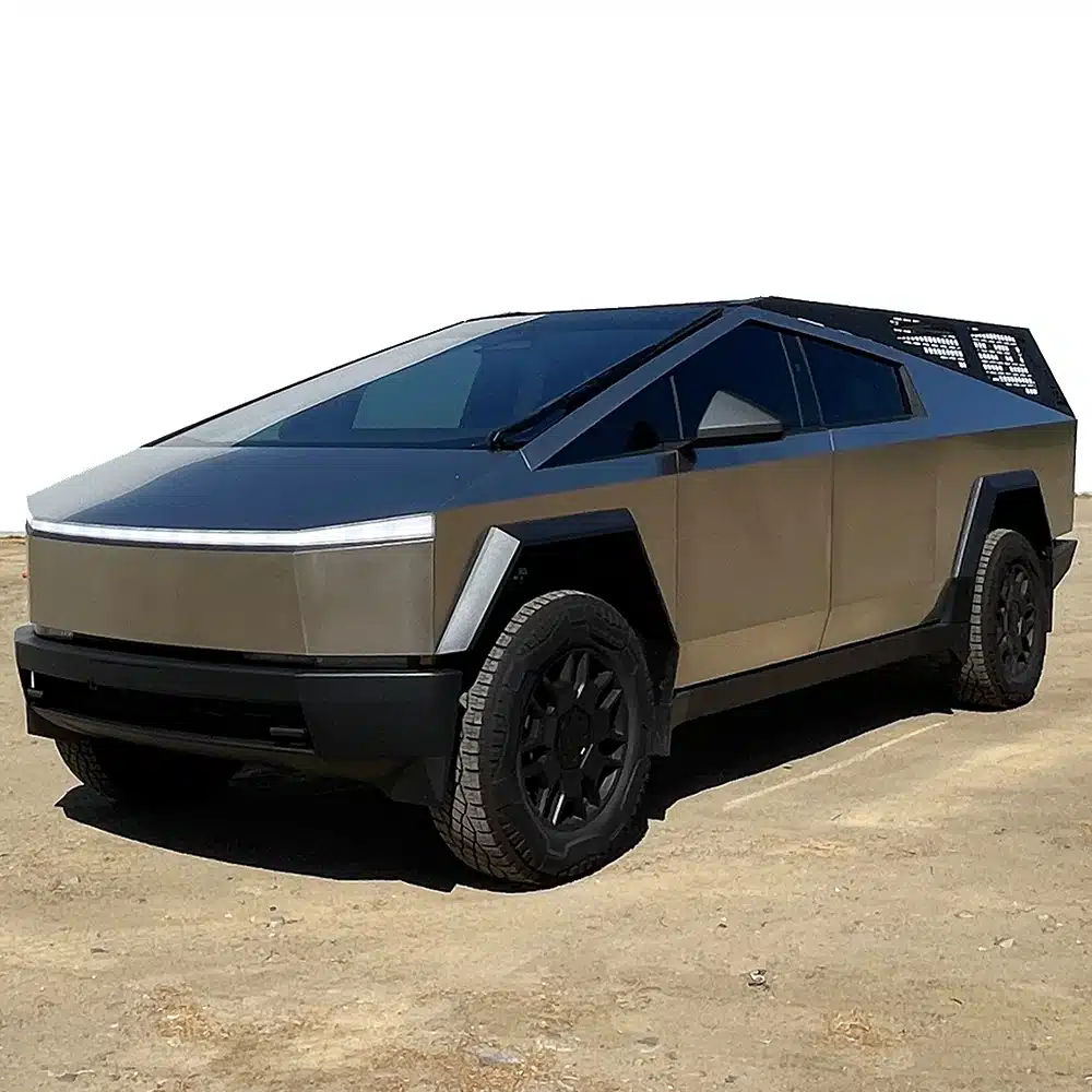 TESLA Cybertruck 24+ MOLLE Rack - Stainless Steel & Aluminum Matte Black