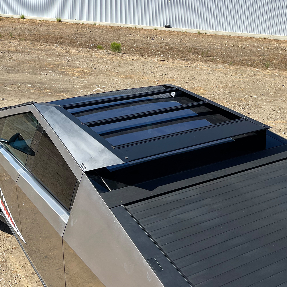 TESLA Cybertruck 24+ SPORT Rack - Stainless Steel & Aluminum Matte Black