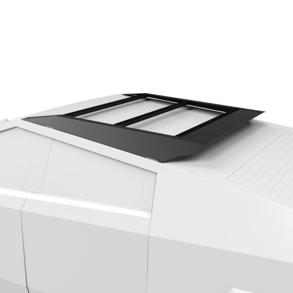 TESLA Cybertruck 24+ SPORT Rack - Stainless Steel & Aluminum Matte Black