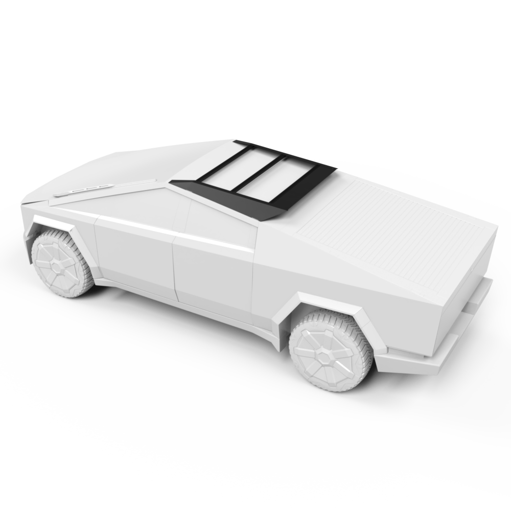 TESLA Cybertruck 24+ SPORT Rack - Stainless Steel & Aluminum Matte Black