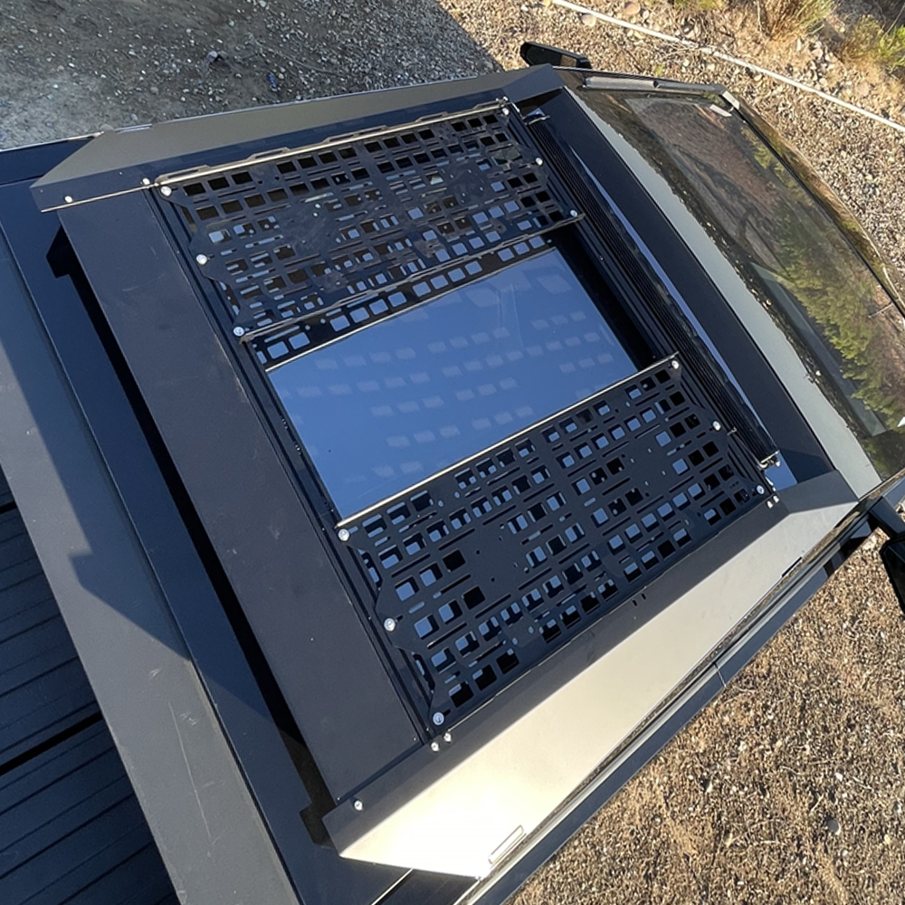 Tesla Cybertruck 24+ Folded MOLLE Mounting plate set for Sport Rack set of 3pcs