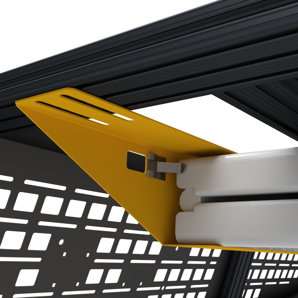 TESLA Cybertruck 24+ Modular Utility Roof Rack - Standard Folding Table Brackets