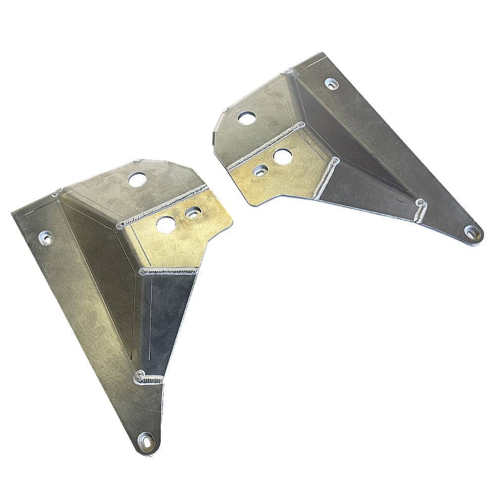 TESLA Cybertruck 24+ Aluminum Front Control Arm Sliders w/ replaceable wear pads