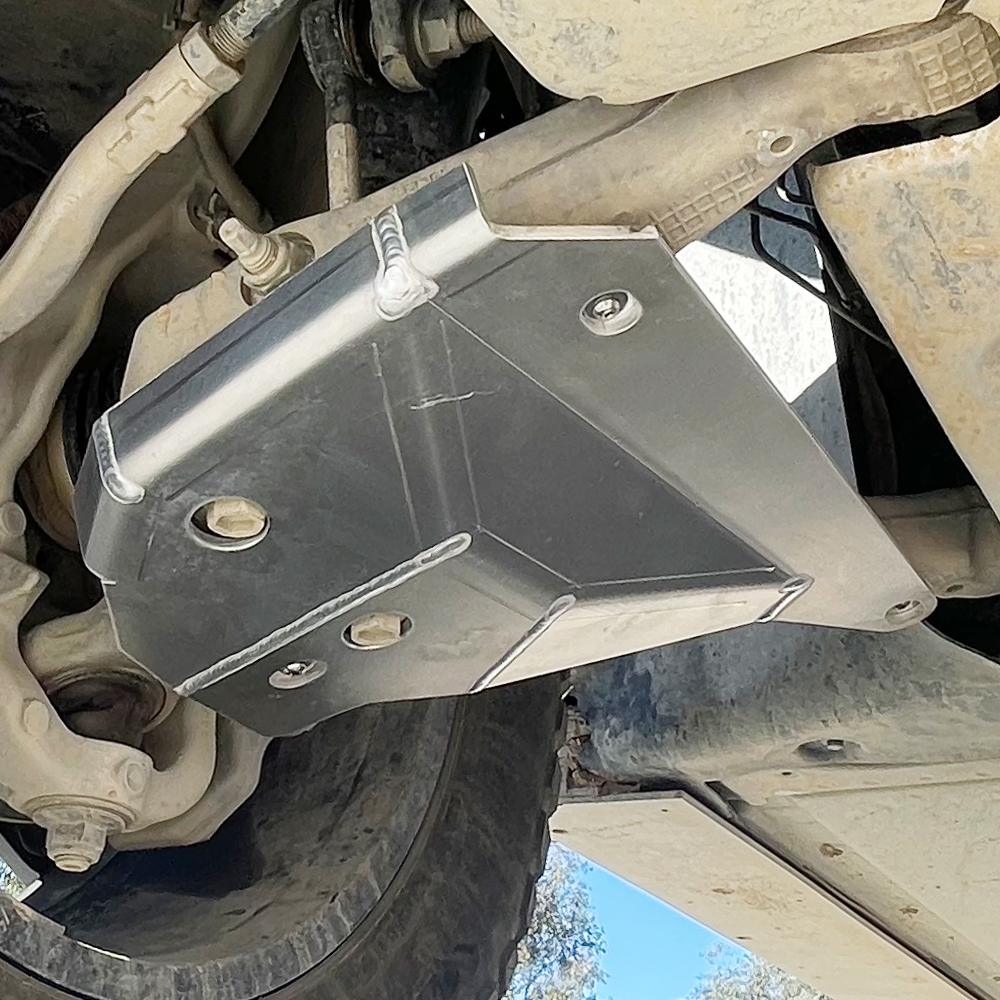 TESLA Cybertruck 24+ Aluminum Front Control Arm Sliders w/ replaceable wear pads