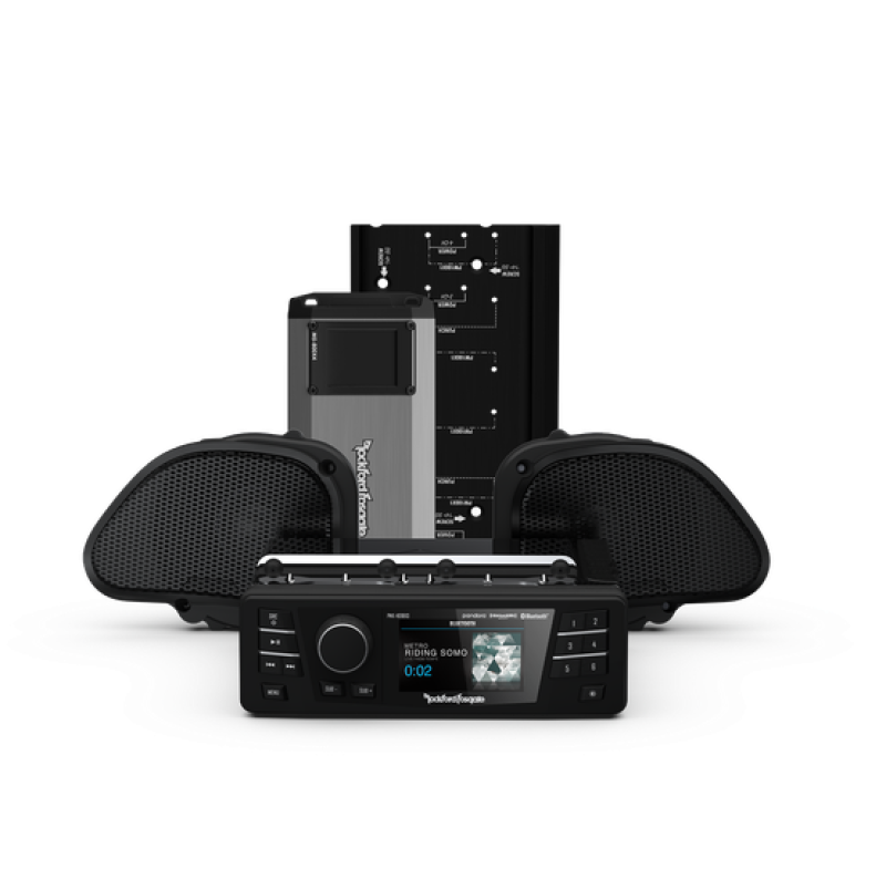 Rockford Fosgate 1998-2013 Harley-Davidson Road Glide PMX Stage 2 Audio Kit