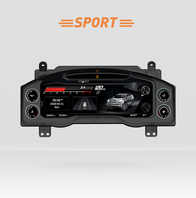 CaRobotor LC200 digital dashboard (TOYOTA LC200 digital dashboard 2008-2024)