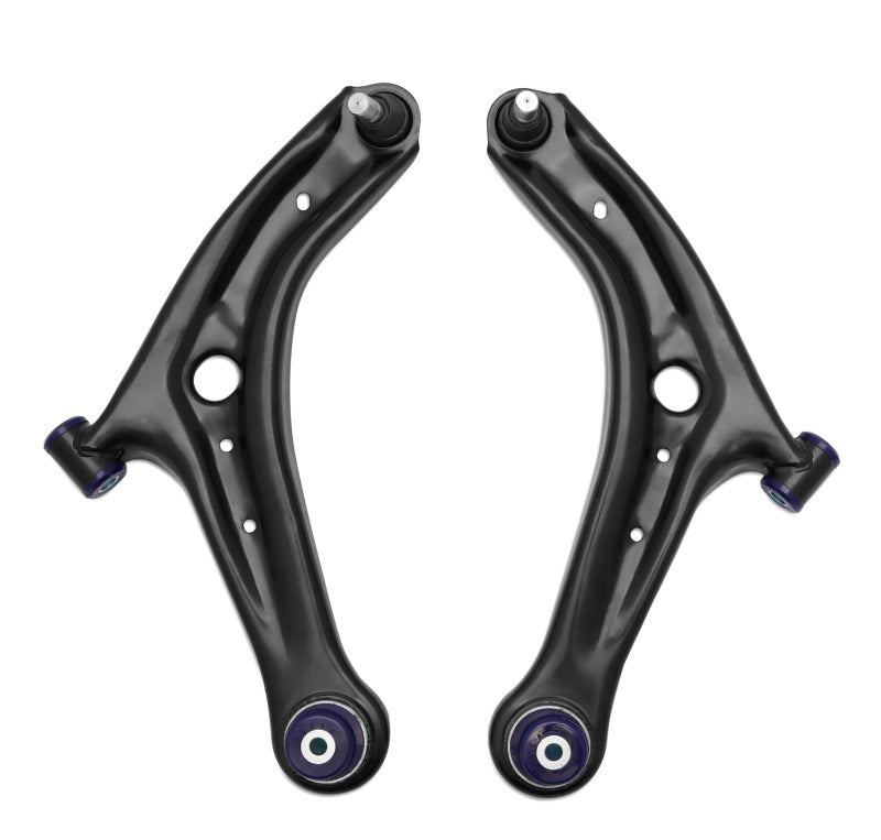 SuperPro 13-17 Ford Fiesta Complete Front Lower Control Arm Kit (Caster Increase)