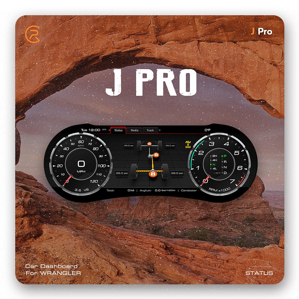 Carobotor J Pro Jeep wrangler dashboard (For Jeep wrangler JK 2011-2018)