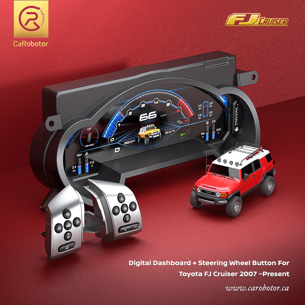 Carobotor FJ CRUISER digital dashboard(For Toyota FJ Cruiser 2007-2022)