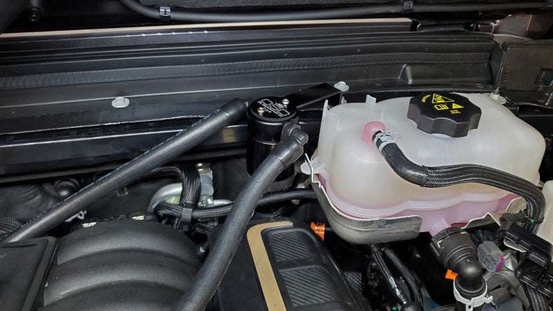 J&L 2021-2025 Jeep Wrangler 392 Oil Separator 3.0 Passenger Side - Black Anodized