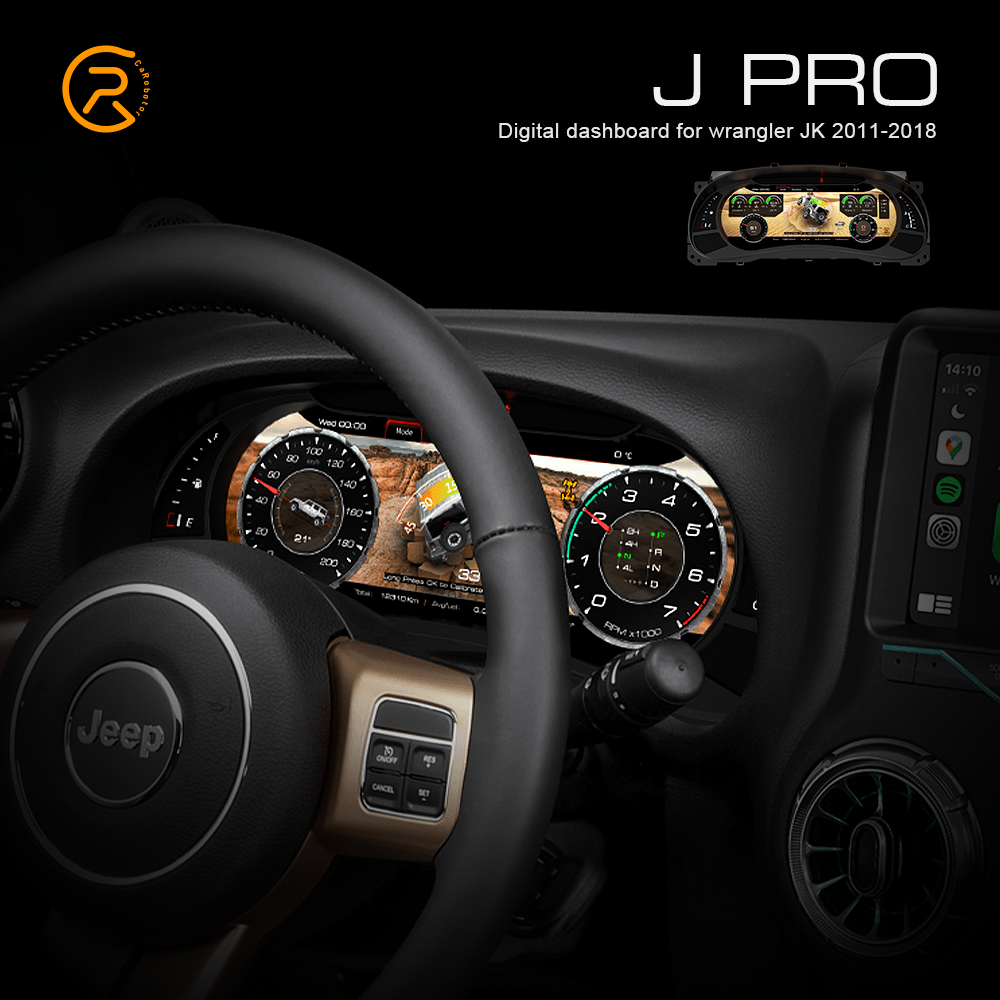 Carobotor J Pro Jeep wrangler dashboard (For Jeep wrangler JK 2011-2018)