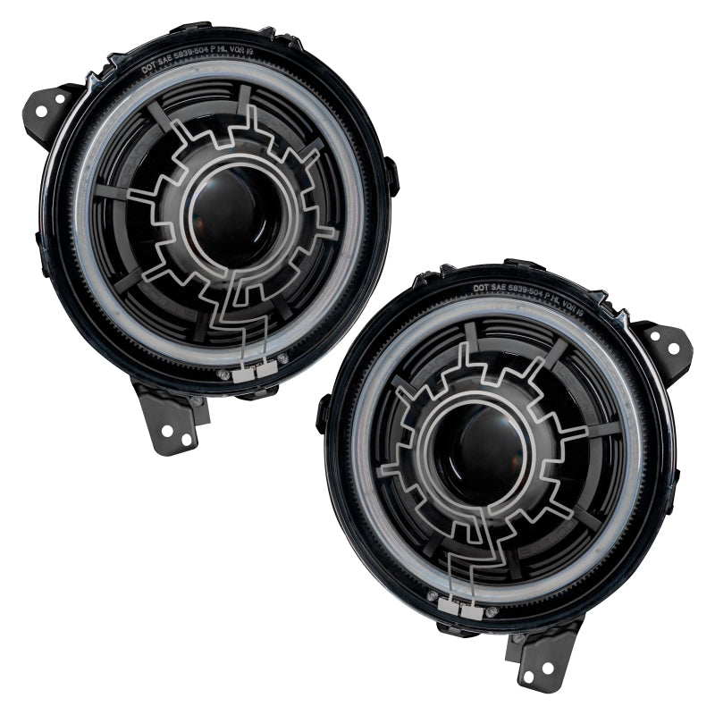 Oracle Lighting 18-22 Jeep Wrangler JL Oculus Bi-LED Projector Headlights