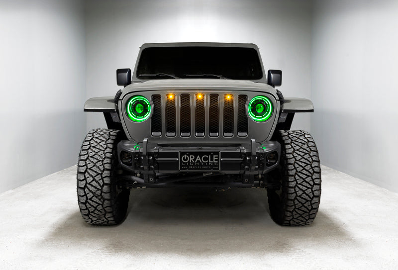 Oracle Oculus Bi-LED Projector Headlights for Jeep JL/Gladiator JT - w/ Simple Controller