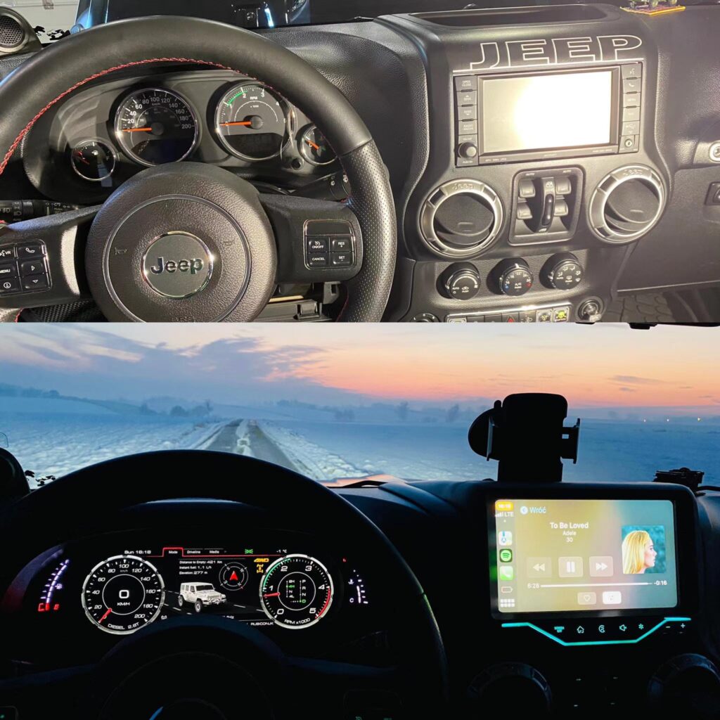 Carobotor J Pro Jeep wrangler dashboard (For Jeep wrangler JK 2011-2018)