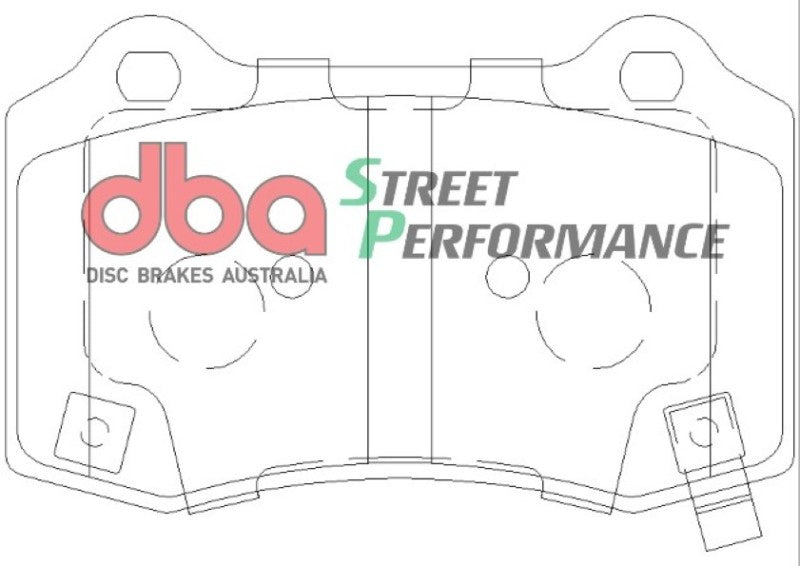 DBA 2015+ Dodge Challenger Hellcat SRT8 SP500 Rear Brake Pads
