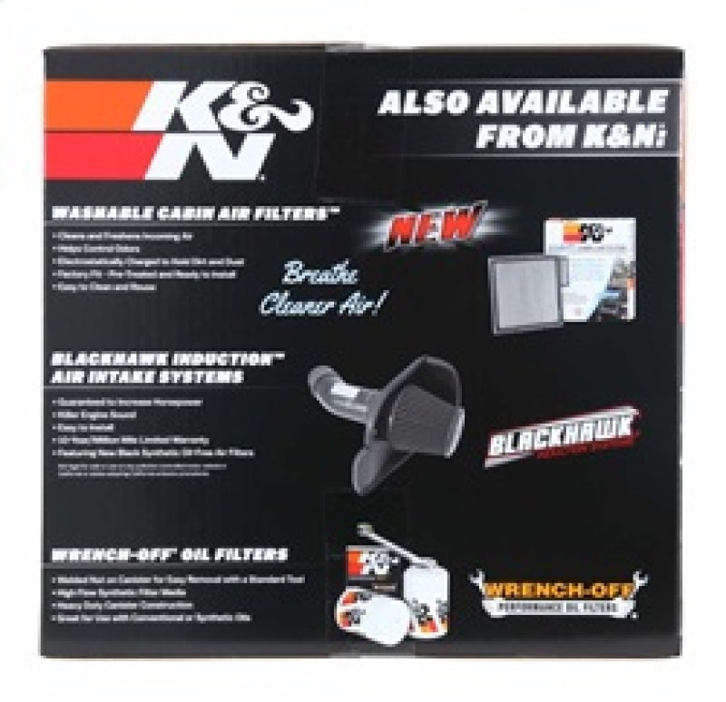 K&N 63 Series AirCharger Performance Intake Kit Chevy/GMC 14-15 Silverado/Sierra 1500 5.3L/6.2L V8