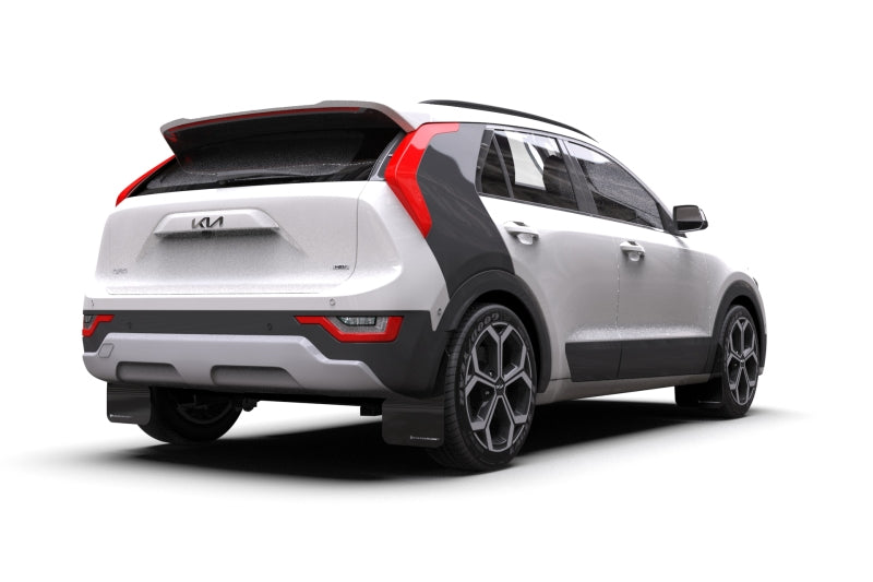 Rally Armor 23-25 Kia Niro SG2 Black UR Mud Flap Dark Grey Logo