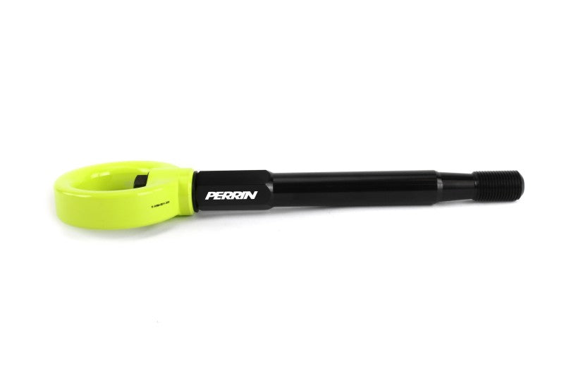 PERRIN 22-25 Subaru WRX / 18-23 Crosstrek / 20-25 OBXT Tow Hook Kit (Front) - Neon Yellow