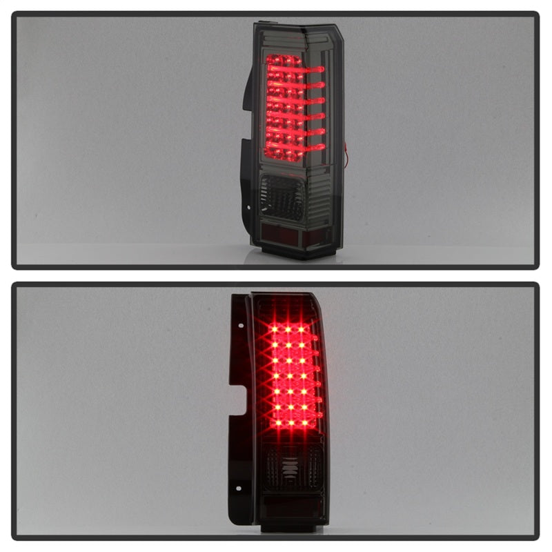 xTune Hummer H3 06-09 ( Non H3T ) LED Tail Lights Smoke ALT-ON-HH306-LED-SM