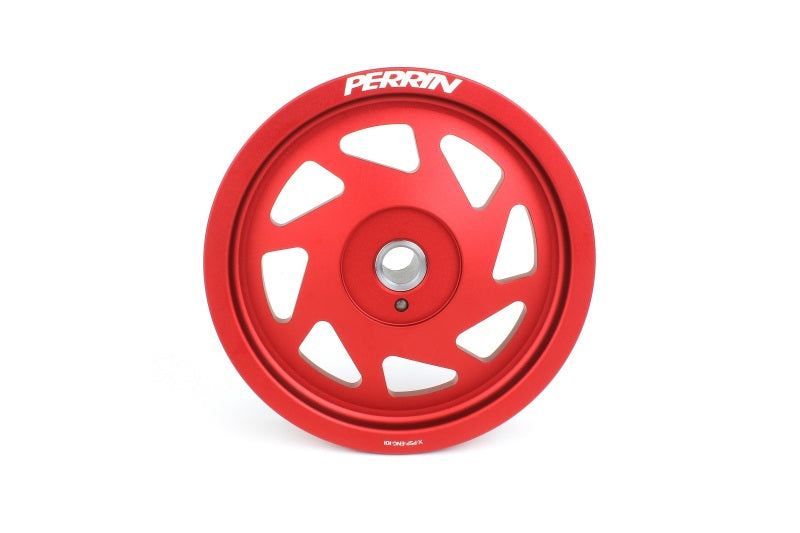PERRIN 22-25 Subaru WRX/BRZ & Toyota GR86 / 20-25 FXT/OBXT Lightweight Crank Pulley - Red