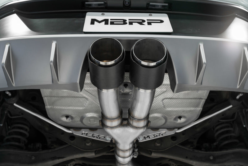 MBRP 2019+ MBRP Hyundai Veloster Turbo Cat Back - T304 Stainless - Carbon Fiber Tip