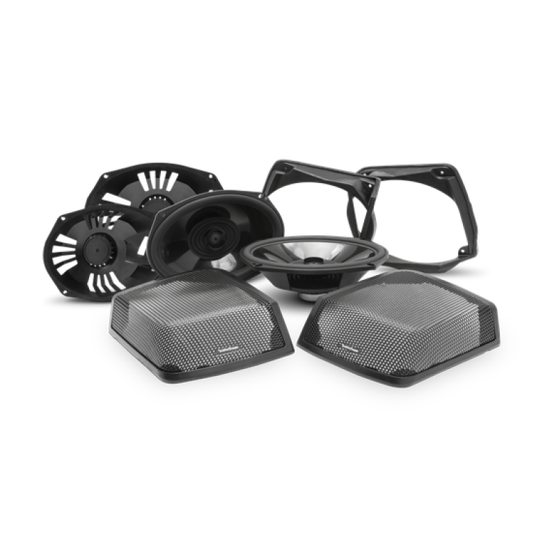 Rockford Fosgate 1998-2013+ Harley-Davidson Motorcycle Saddlebag Audio Kit