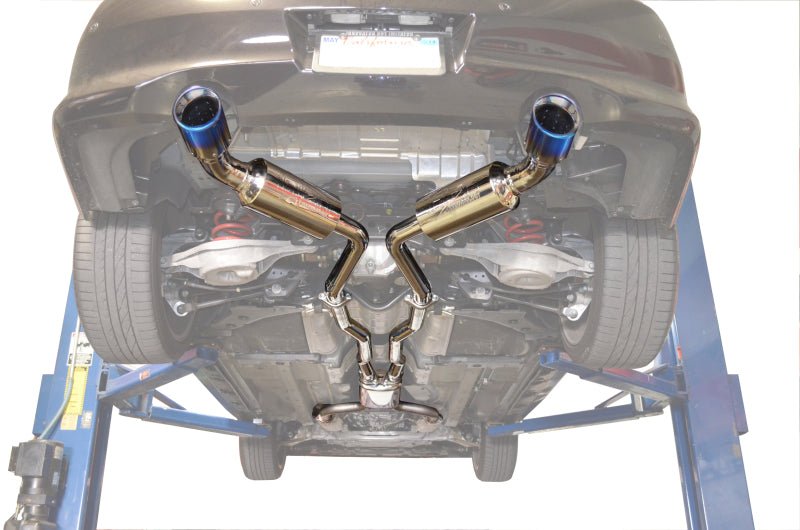 Injen 08-13 Infiniti G37 V6 3.7L RWD Coupe Only 76mm Stainless Steel Exhaust w/ Titanium Tips