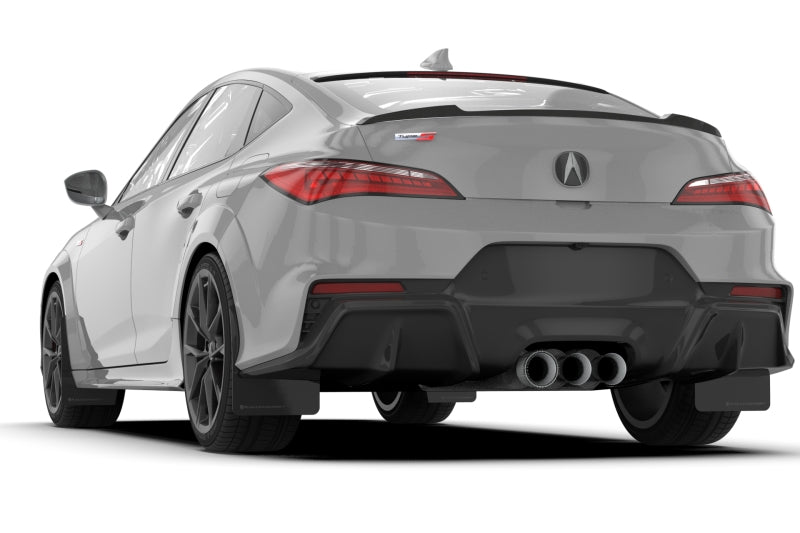 Rally Armor 23-25 Acura Integra A-Spec Black UR Mud Flap W/Red Logo (No Drilling Req.)