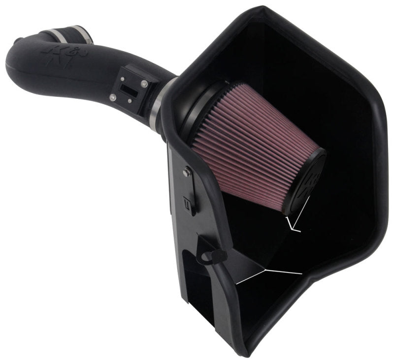 K&N 2019+ Chevrolet 1500 5.3L / 6.2L V8 F/I AirCharger Performance Intake System