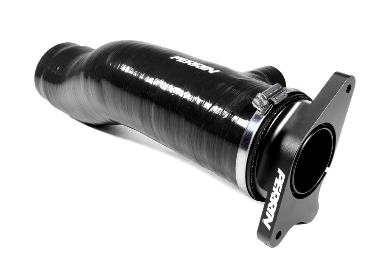 PERRIN 22-24 Subaru WRX / 20-25 LGT & OBXT Turbo Inlet Hose w/Turbo Adapter Flange (Long) - Black