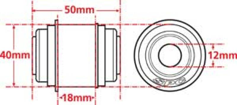 SPC Performance xAxis Sealed Flex Joint for Mustang Cobra