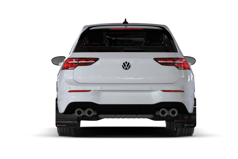 Rally Armor 22-25 VW MK8 Golf GTI/R Black UR Mud Flap w/Gray Logo